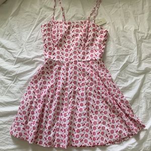 Floral Fit n Flare Mini Dress
